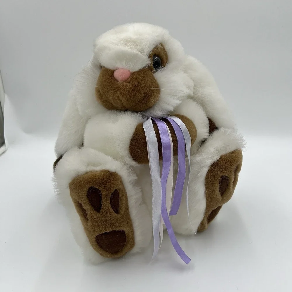 Vintage Chrisha Playful‎ Plush bunny rabbit 1988 11